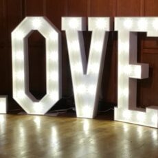 Wedding Giant LED Love Letters