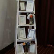 Wedding Personalised Ladder Table Plan