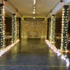 Wedding Fairy Light Backdrop